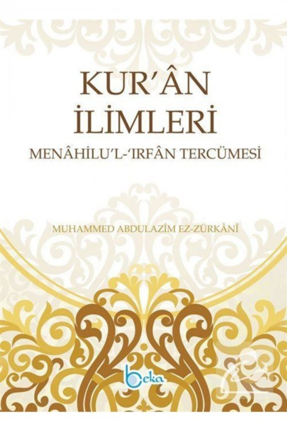 Kuran Ilimleri Menahilül Irfan Tercümesi (2 Cilt) ürün görseli