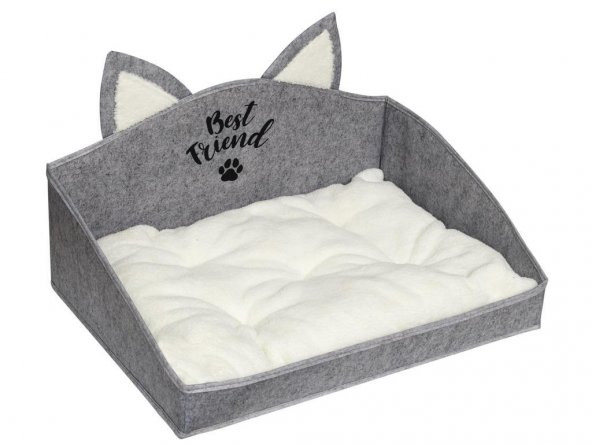 Kedi Köpek Yatağı Gri - 2