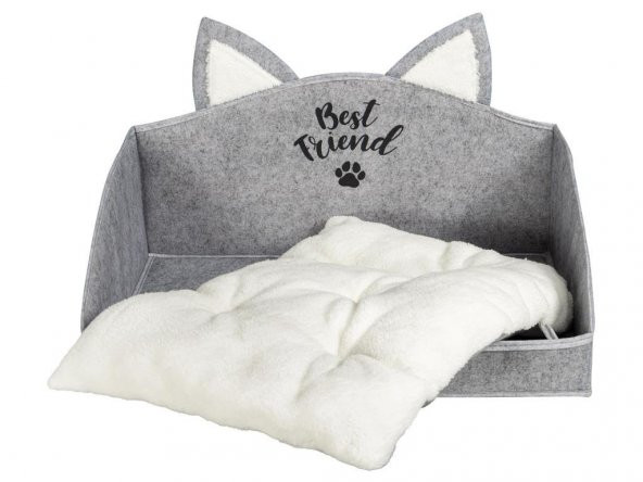 Kedi Köpek Yatağı Gri - 3
