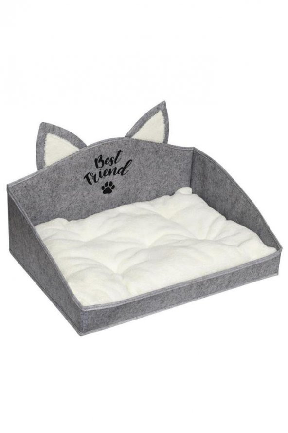 Kedi Köpek Yatağı Gri - 6