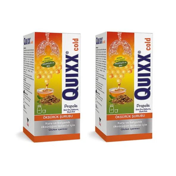 Quixx Cold Propolis Şurup 100 Ml - 2 ADET-SKT: 03/2027