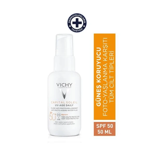 Vichy Capital Soleil Uv Age Daily (Spf50+) 40 Ml-SKT: 12M - 2