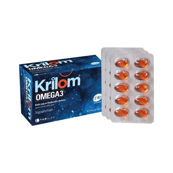 Krilom Omega3 50 Yumuşak Kapsül-SKT:09/2026