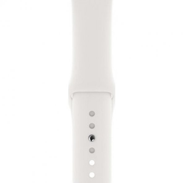 Watch Beyaz Kordon 42 mm 44 mm Silikon Kayış