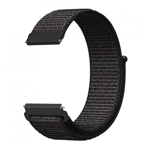 Watch Sport Loop Parlak Siyah Kordon 42-44 mm Akıllı Saat Kayışı - 4