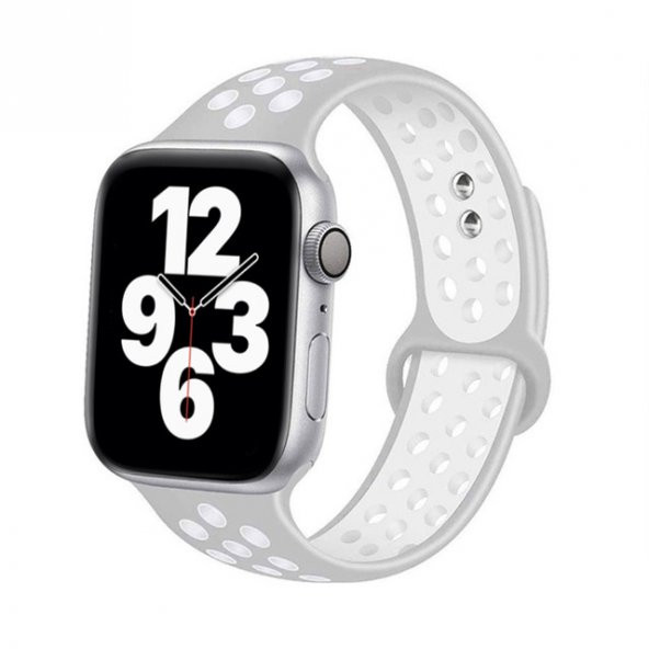 Apple Uyumlu Watch 7 Son Sürüm Nike 44 Gümüş Akıllı Saat Giyilebilir Teknoloji Android İos Uyumlu WatchOs - 7