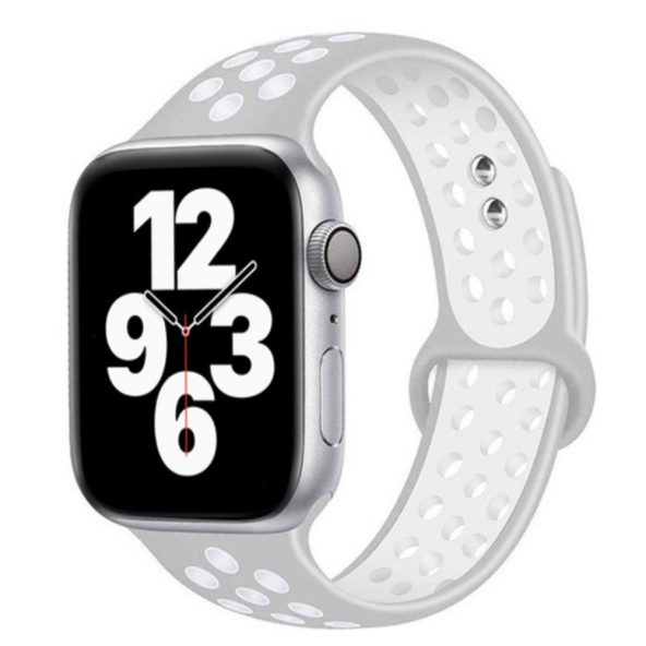 Apple Uyumlu Watch 7 Nike 44 Gümüş Akıllı Saat Airpods Pro Wireless Şarjlı Anc Bluetooth Kulaklık