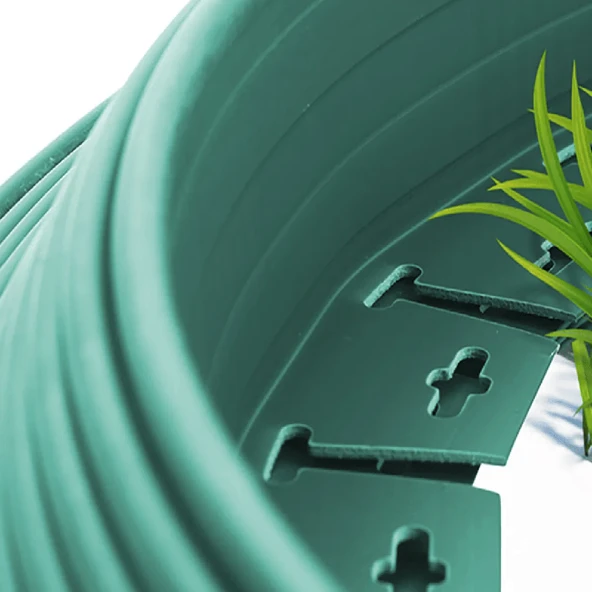 Lux Garden Çim Ayırıcı 20 M Yeşil Çim Sınırlayıcı Taş Toprak Ayıracı Çim Ayracı Çim Ayırıcı Bariyeri - 4