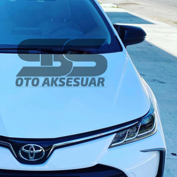 Toyota Corolla 2018 model Sonrası E210 Yarasa Ayna Kapağı Piano Black Abs Plastik Batman - 3