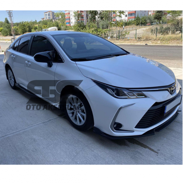 Toyota Corolla 2018 model Sonrası E210 Yarasa Ayna Kapağı Piano Black Abs Plastik Batman - 8