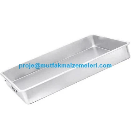 Paslanmaz Fırın Tepsisi Kulplu