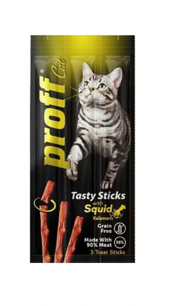 Proff Kalamarlı Kedi Ödül Çubuğu 3*5 GR