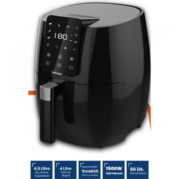 GOLDMASTER PORTO GM-7478 AİRFRYER - 3