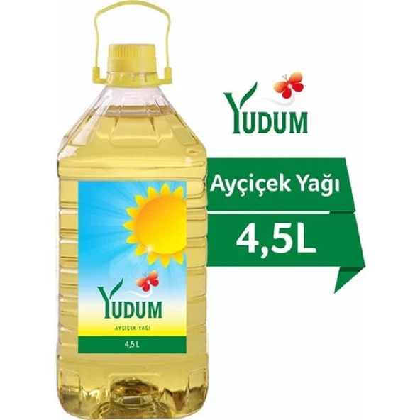 Yudum Ayçiçek Yağı 4,5 LT