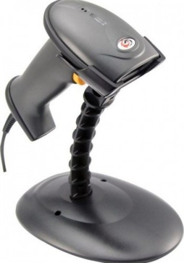 SUNLUX-6200A EL TİPİ LAZER USB KABLOLU 1D BARKOD OKUYUCU  + STAND HEDİYE - Resim 3