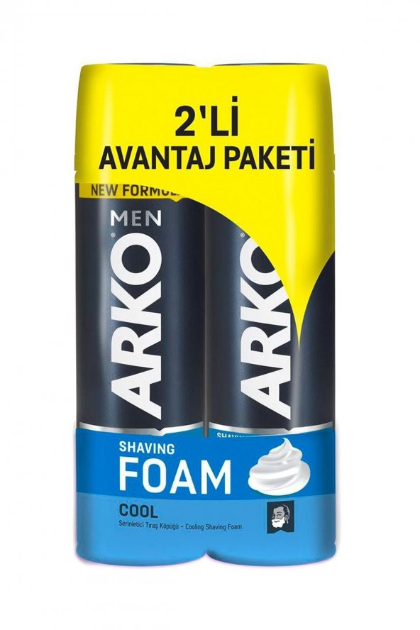 Arko Men 2li Cool Tıraş Köpüğü 2x200 ml