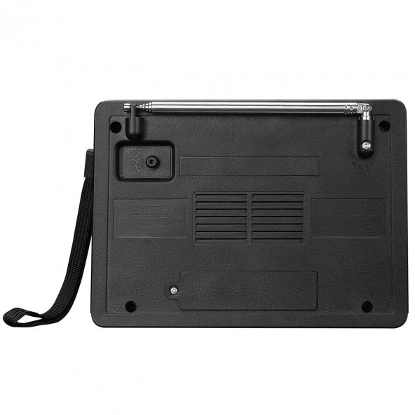 MİKADO MDR-105BT AHŞAP UB-TF DESTEKLİ BLUETOOTH FM-AM-SW 8 BAND KLASİK RADYO - 6