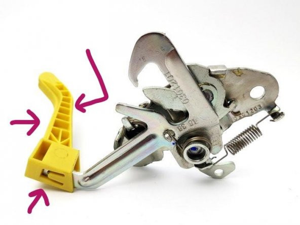 Peugeot Partner Tepee 07-18 Motor Kaput Kilidi Emniyet Mandalı - 2