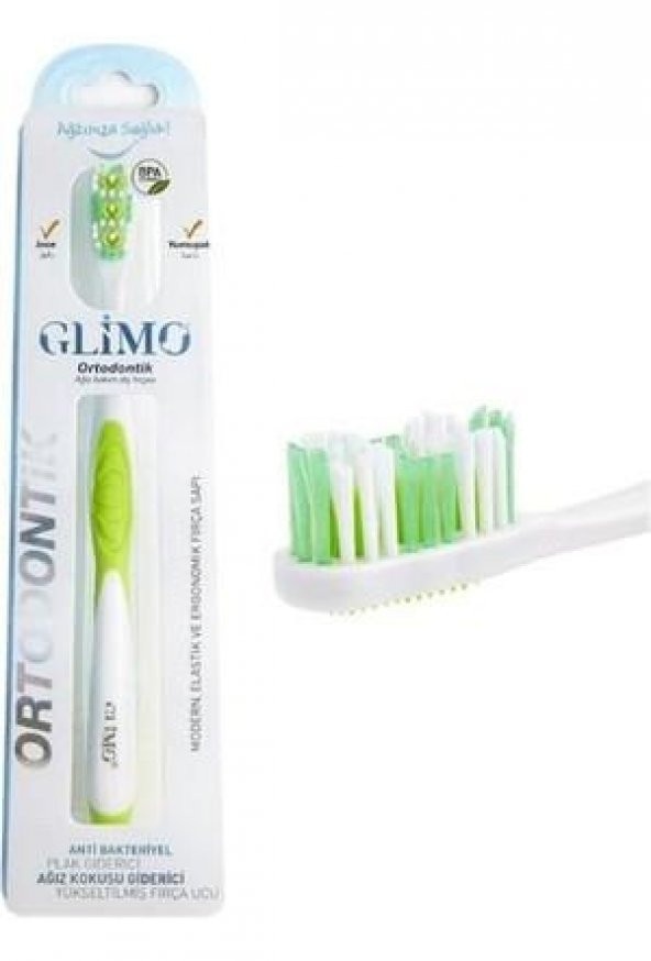 Glimo Ortodontik Ağız Bakım Diş Fırçası