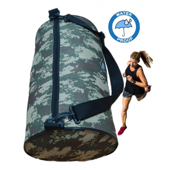 SEVBAGS Kamuflaj Spor Ve Fitnes Çantası