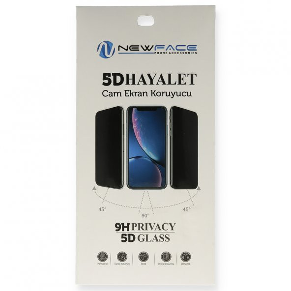 iPhone 12 Pro Max 5D Hayalet Cam Ekran Koruyucu