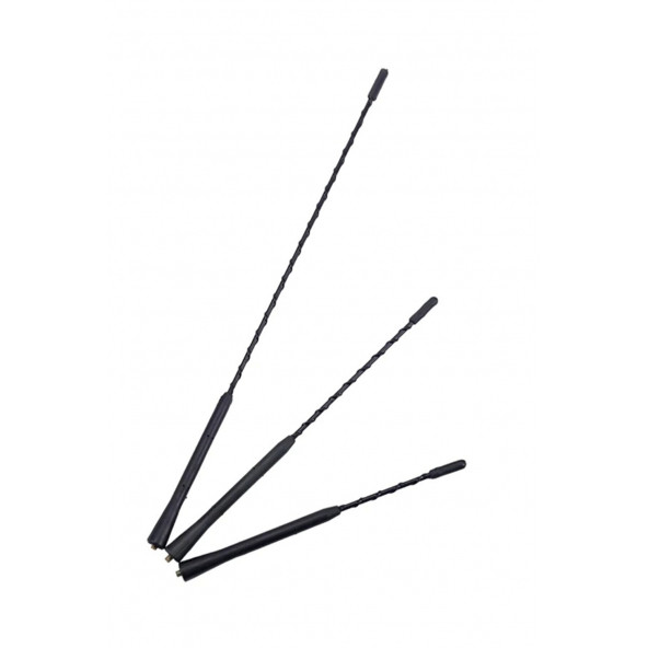Oto 28 Cm Sport Araç Çubuk Anten - Siyah - 2