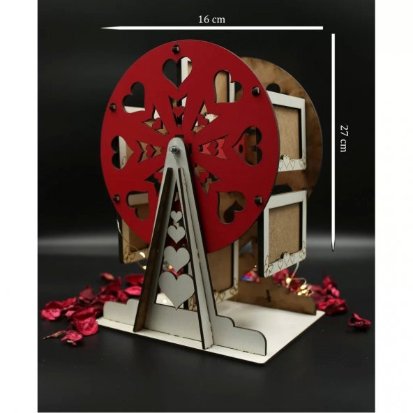 Ahşap Fotoğraflı Dönme Dolap - 2