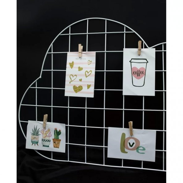 Beyaz Bulut Fotoğraf Askısı - 2