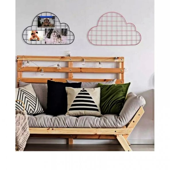 Beyaz Bulut Fotoğraf Askısı - 3