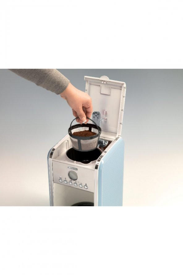 ARIETE Vintage Filtre Kahve Makinesi Mavi - 3