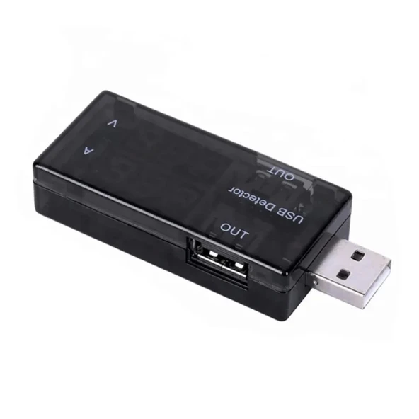 USB Akım Ölçer Çift USB Çıkışlı Voltmetre Ampermetre Ölçüm Aleti - 2