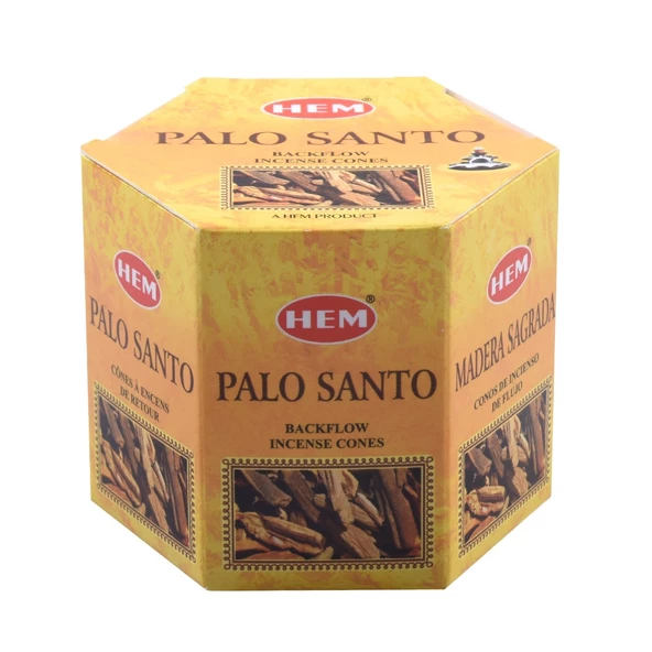 Hem Geri Akışlı Şelale Tütsü Konileri Palo Santo  Aromalı 40 Adet