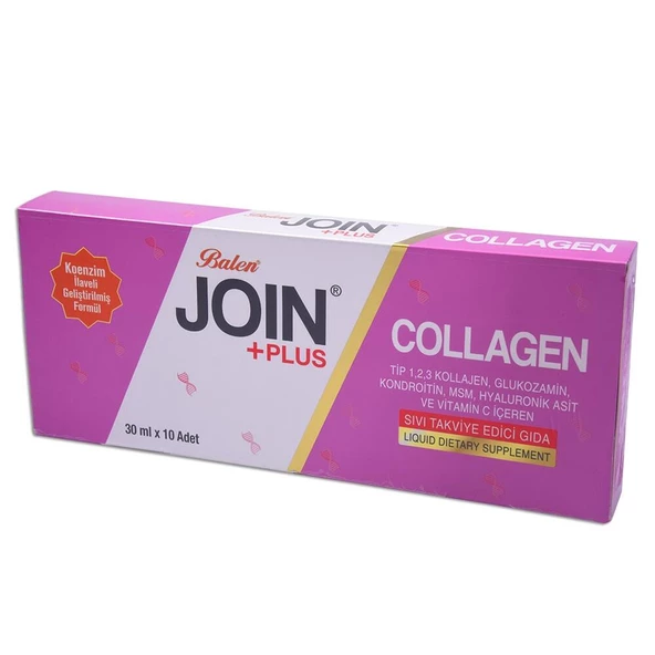 Balen Join+Plus Tip 1,2,3 Kollajen,Glukozamin,Kondroitin,MSM,Hyaluronik Asit ve Vitamin C Shot