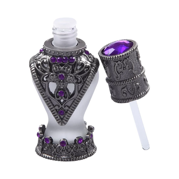 Nusnus Doldurulabilir Mor Taşlı Esans Şişesi 3 ml AB90 - 2