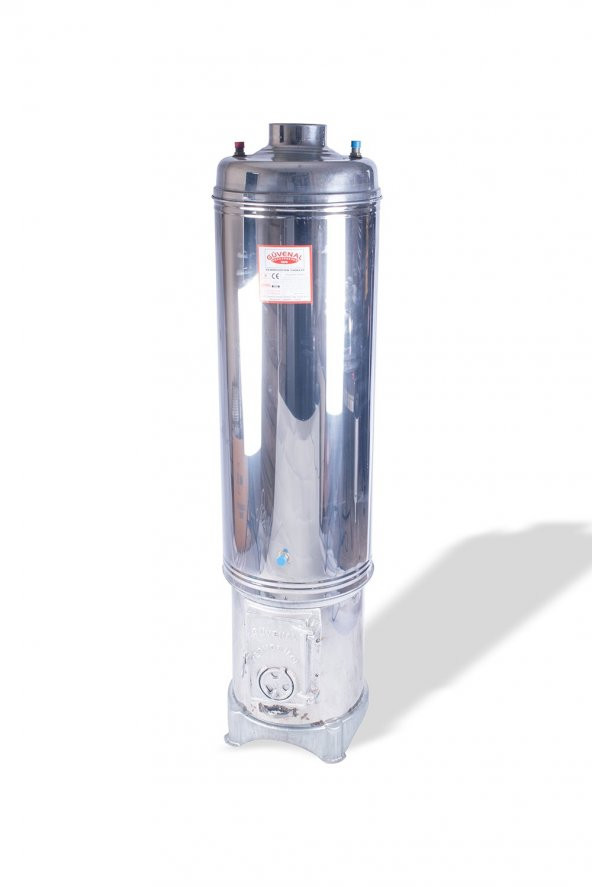 Paslanmaz Termosifon basınçlı Katı Yakıt ALT Sobası çapı: 37 cm Banyo ALT Sobası - 3