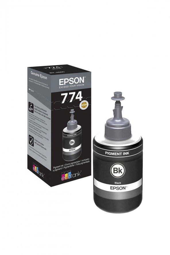 Epson T7741-c13t77414a |epson Ecotank L605-l655-l1455 Siyah Orijinal Mürekkep 140ml ürün görseli