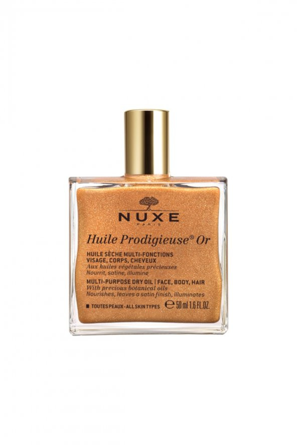 Nuxe Huile Prodigieuse Or Altın Parıltılı Çok Amaçlı Kuru Yağ 50ml