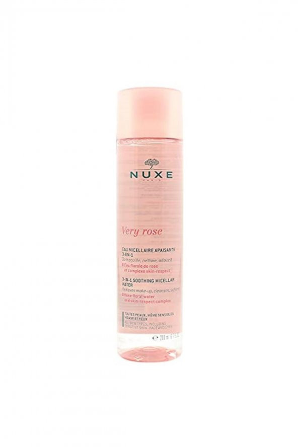 Nuxe Very Rose 3 In 1 Temizleme Suyu 200 ml