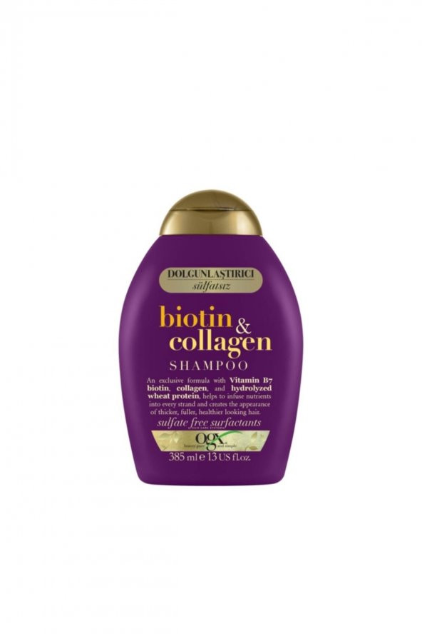 OGX Saç Dolgunlaştırıcı Biotin Ve Kolajen Şampuan 385 Ml