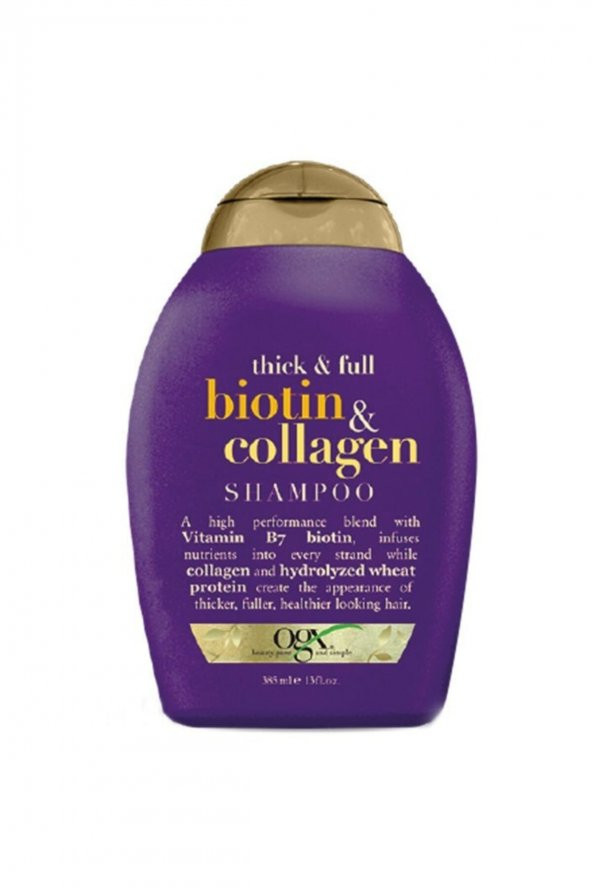 OGX Organix Biotin&collagen Dolgunlaştırıcı Ve Uzatıcı Şampuan 385 Ml