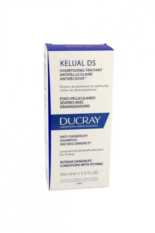 Ducray Kelual Ds Inatçı Ve Şiddetli Kepek Karşıtı Bakım Şampuanı 100 Ml