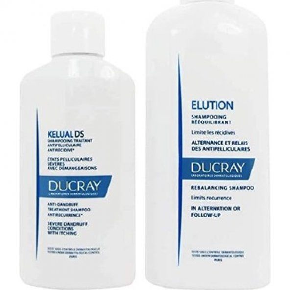 Ducray Ducray Kelual Ds Şampuan 100 ml  Ducray Elution Şampuan 200 ml