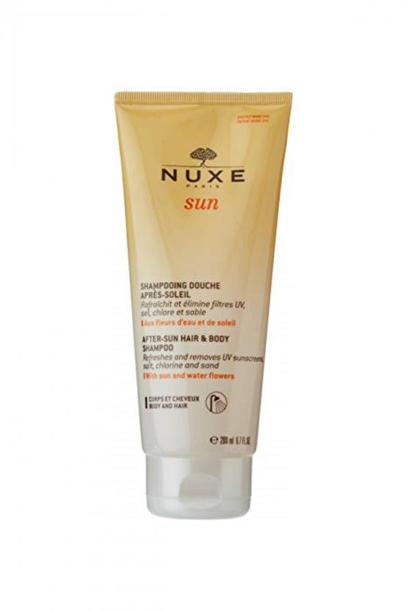 Nuxe Sun After Sun Hair Body Shampoo - Güneş Sonrası Saç Ve Vücut Şampuanı 200ml 1 Paket (1 X