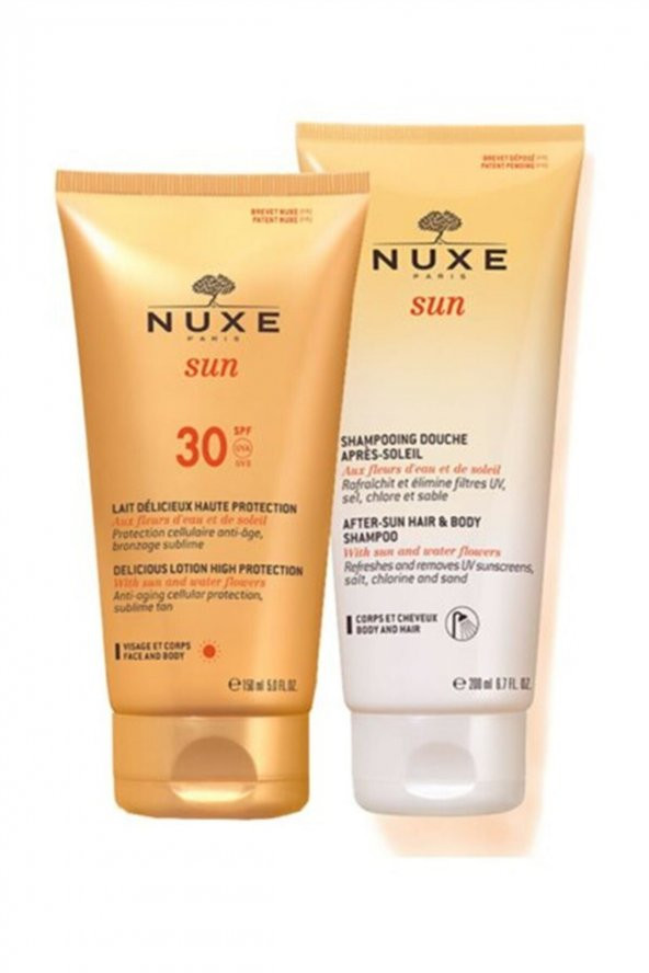 Nuxe Lait Delicieux Spf 30 - Güneş Koruyucu Yüz Ve Vücut Sütü 150 ml
