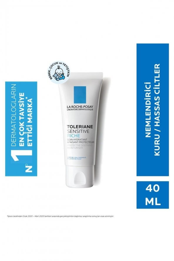 La Roche Posay La Roche-posay Toleriane Sensitive Riche Prebiyotik Krem Kuru/hassas Ciltler 40ml