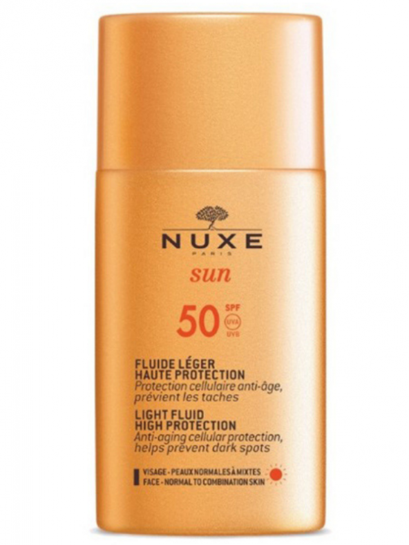 Nuxe Nuxe Sun Spf 50 Light Fluid High Protection Hafif Dokulu Güneş Kremi 50 ml