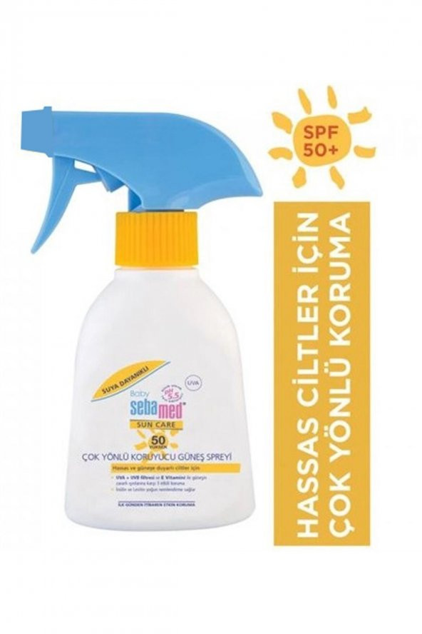 Sebamed Çok Yönlü Koruyuculu Spf50 Bebek Güneş Spreyi 200 ml - 1