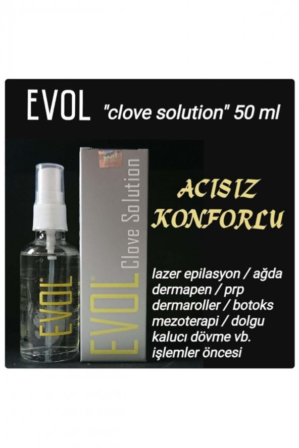 EVOL Topikal Clove Solution 50 ml ( İşlem Öncesi Solution )
