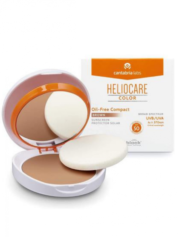Heliocare Heliocare Color SPF 50 Oil Free Compact 10 gr - Brown