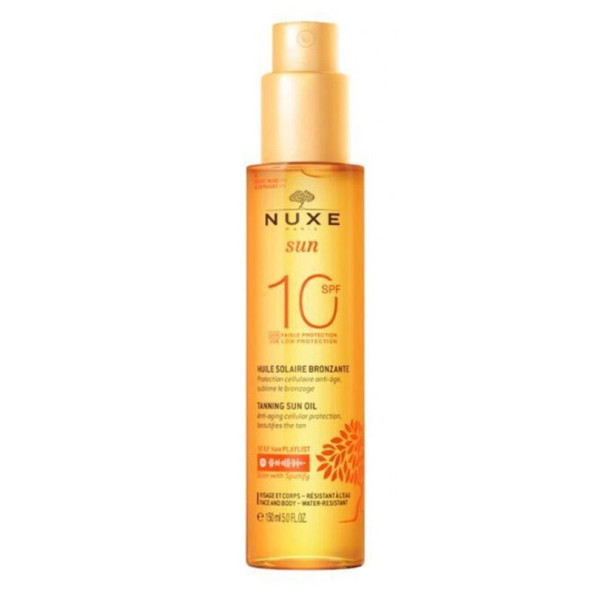 Nuxe Sun Bronzlaştırıcı Yüz ve Vücut Yağı Spf10 150ml